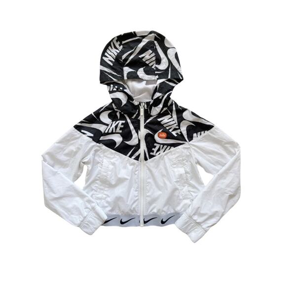 Nike Cropped Windrunner Jacket Size M(10/12) - Picture 2 of 5